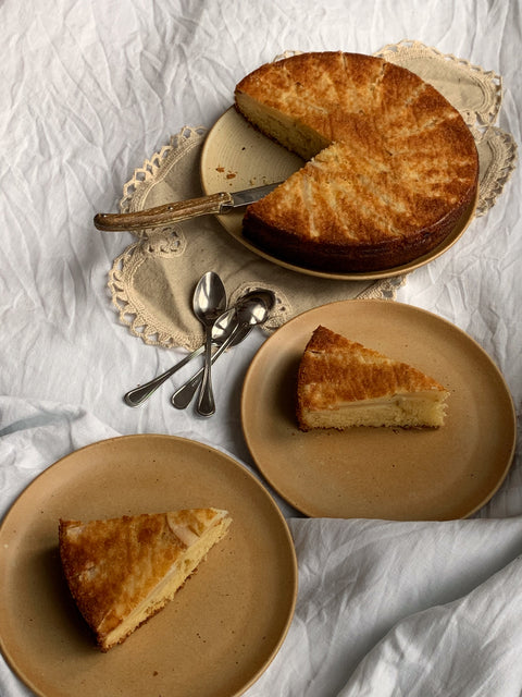 gateau renversé aux poires alice attablé recette gastronomie