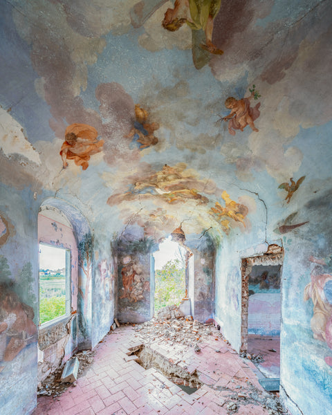 Nicola Bertelloti ruines château villa abandon photographie 